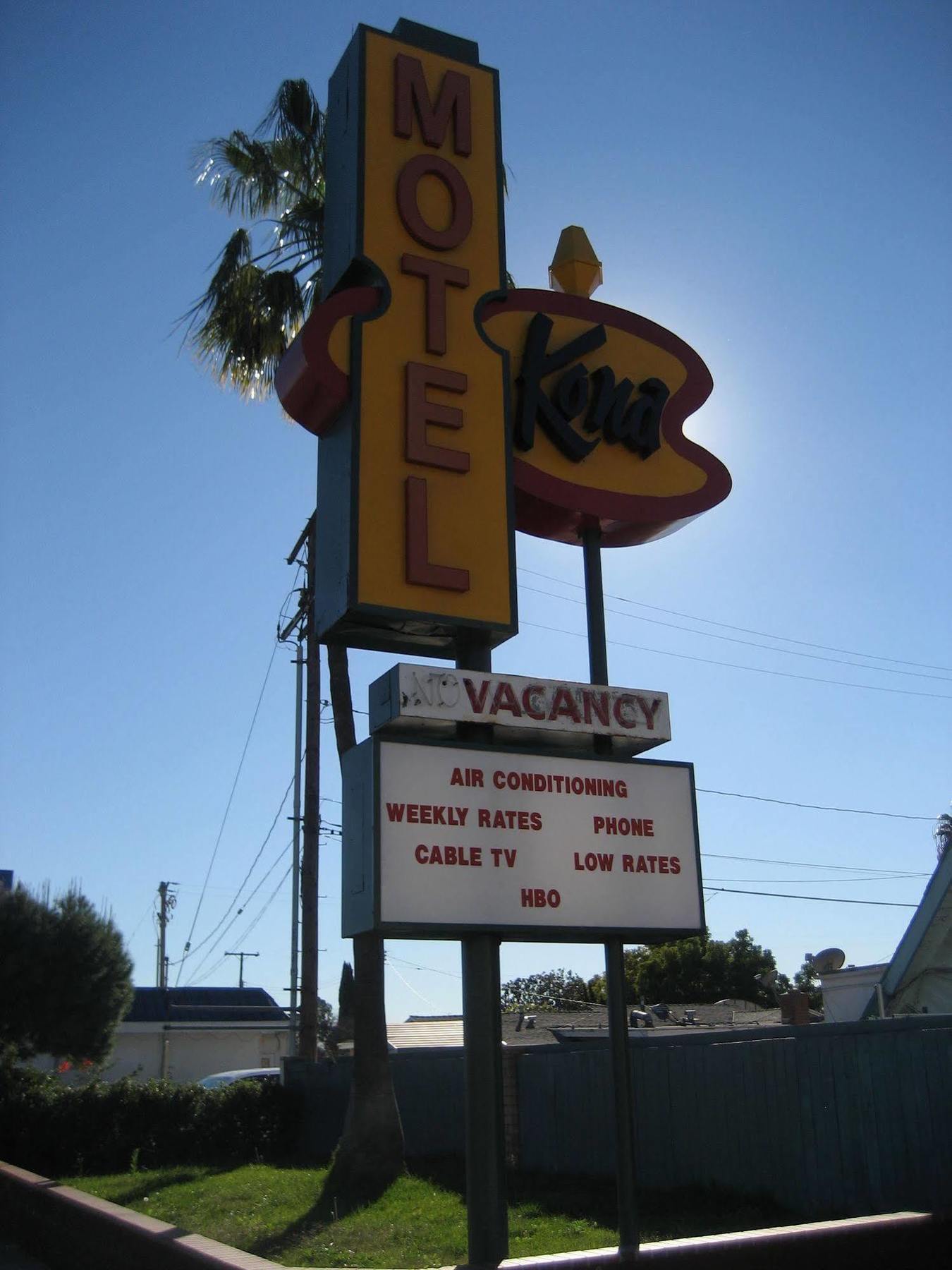 Kona Inn Motel Anaheim Exterior foto